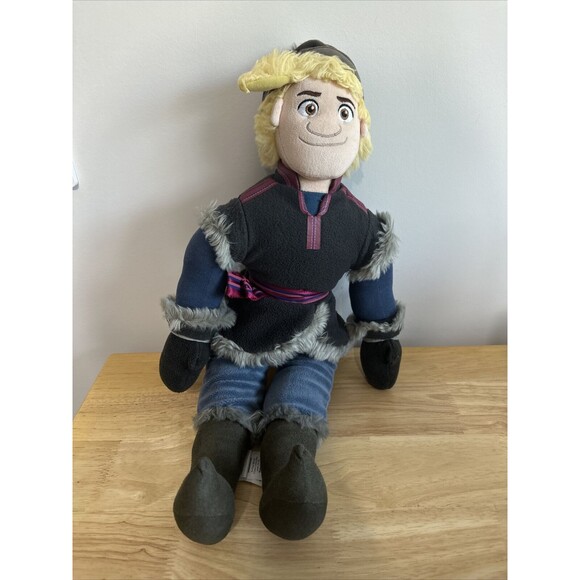 Disney Store Frozen Kristoff 21" Plush Stuffed Doll Hard to Find HTF Excellent - Picture 1 of 5